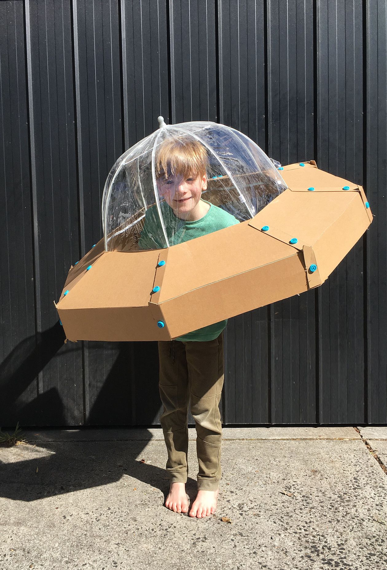 Cardboard car costume instructions