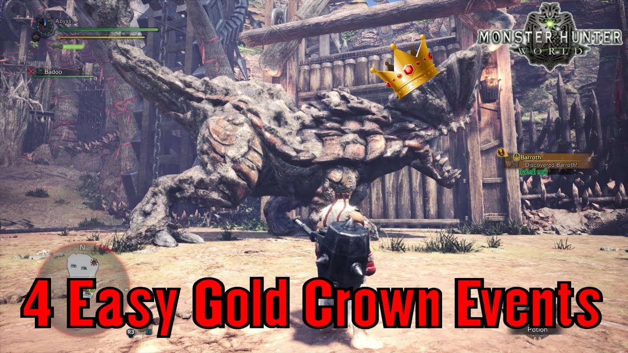 Monster hunter 4 how to get gold crown