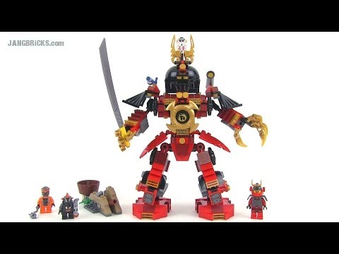 lego ninjago samurai x mech instructions