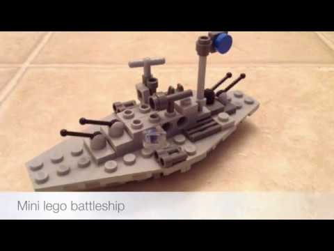 mini lego ship instructions