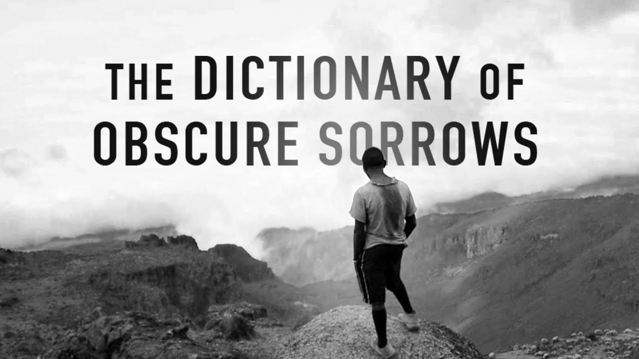 John koenig dictionary of obscure sorrows