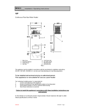 bosch hot water controller manual