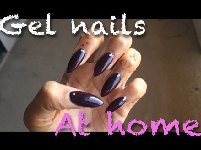 Nail tutorial gel nails at home