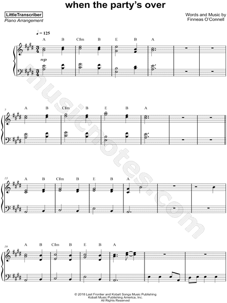 Party in the usa chords pdf