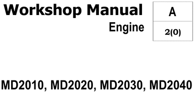 Volvo penta 2030 technical manual