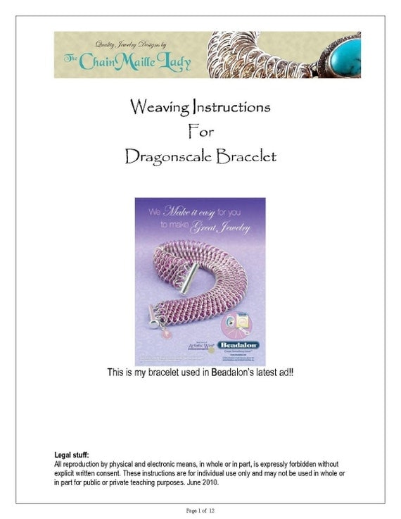 instructions for dragonscale weave