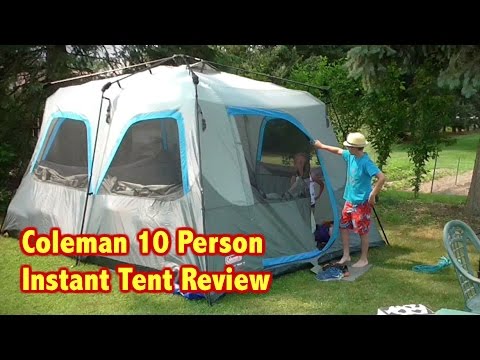 coleman 10 person tent instructions