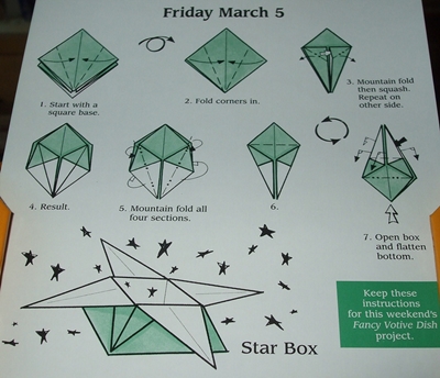 Easy origami box instructions