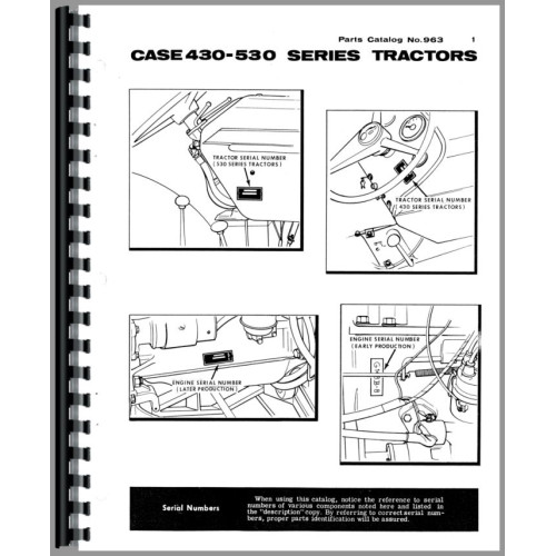 530 case backhoe parts manual
