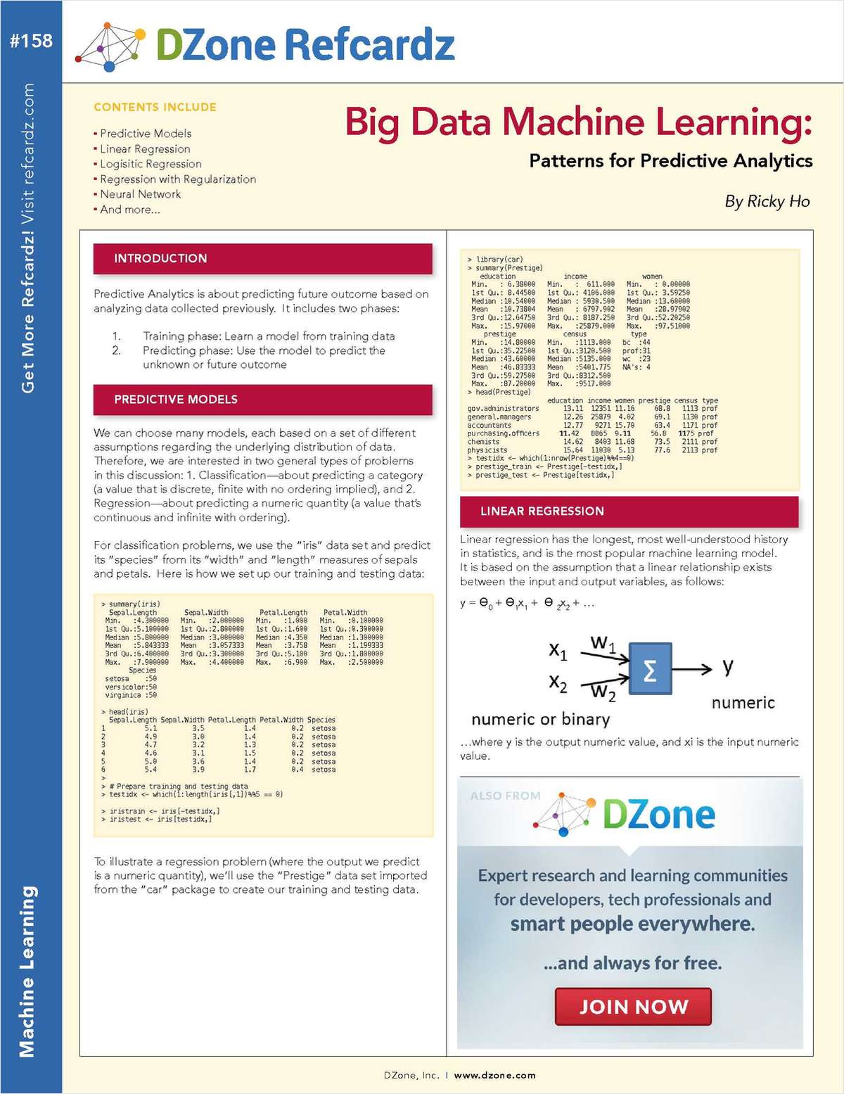 Big data machine learning patterns for predictive analytics pdf