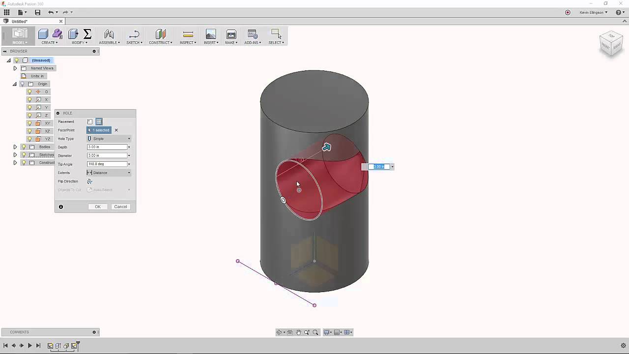 Fusion 360 how to draw text on cylinder