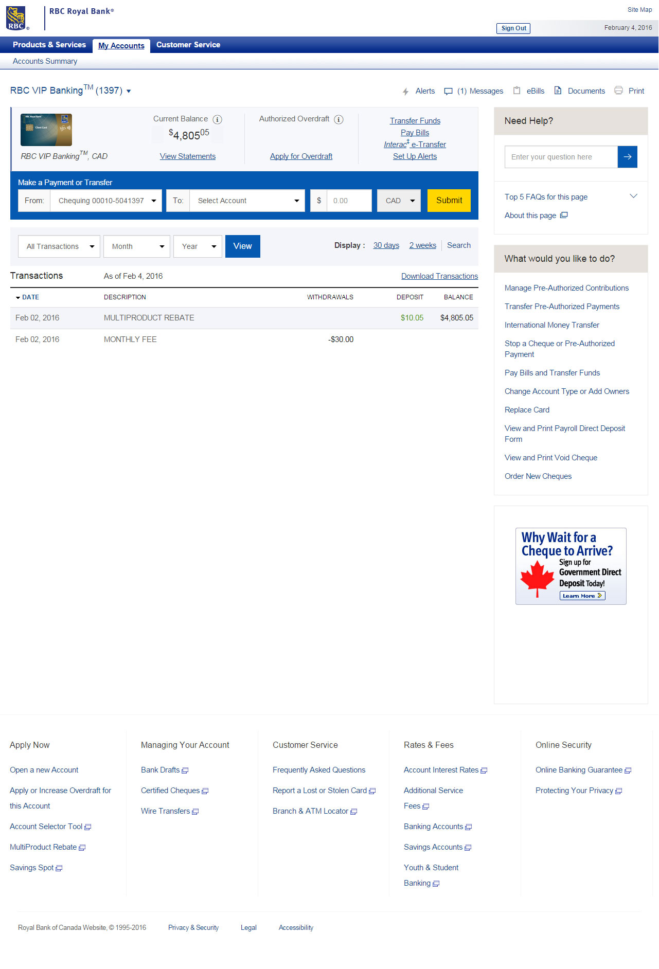 Rbc online how to close account