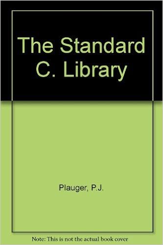 The standard c library plauger pdf
