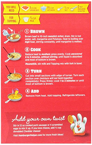 hamburger helper instructions lasagna