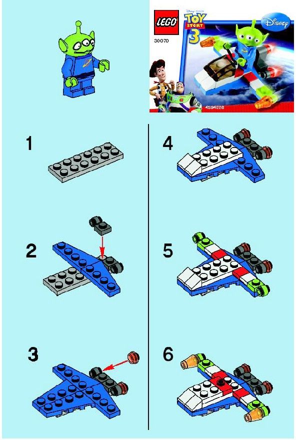 easy lego instructions printable