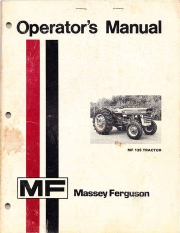 Massey ferguson 35 operators manual download
