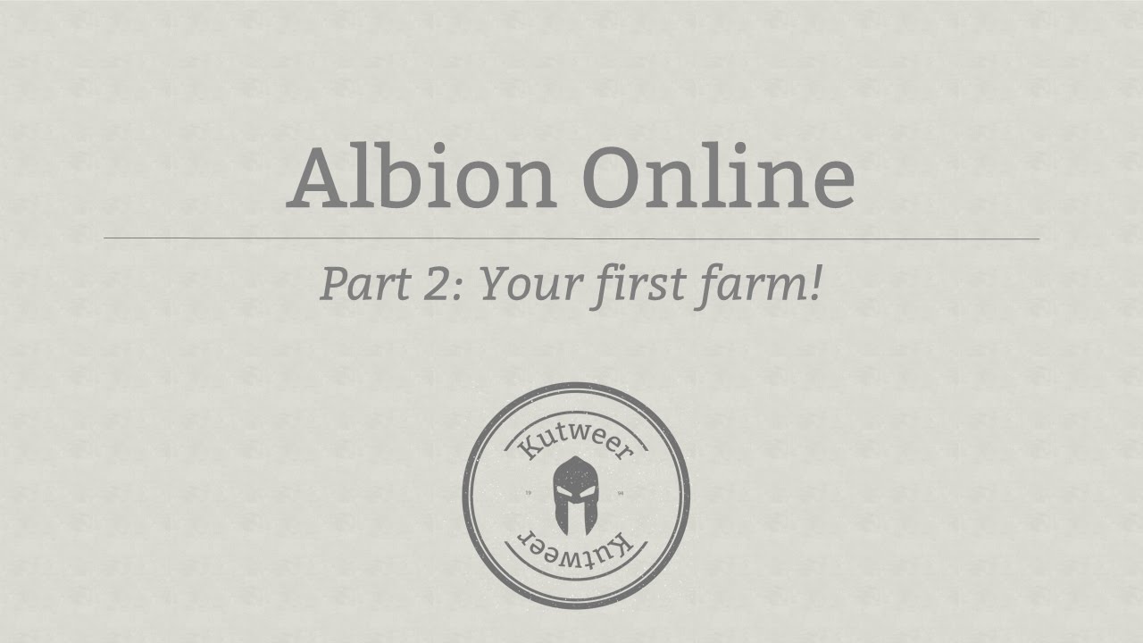 Albion online how to create a farm