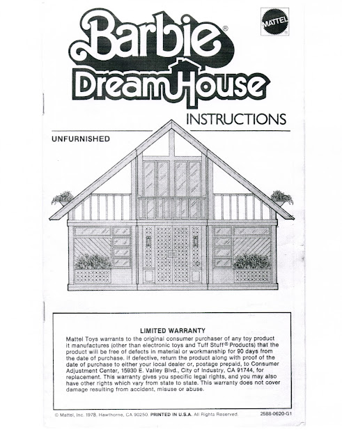 Barbie california dream house instructions