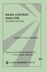 Basic content analysis weber pdf