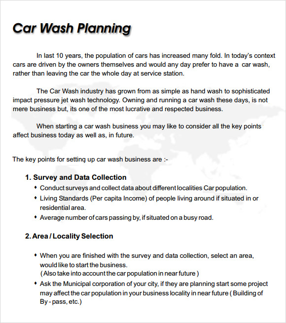 Mobile auto detailing business plan pdf