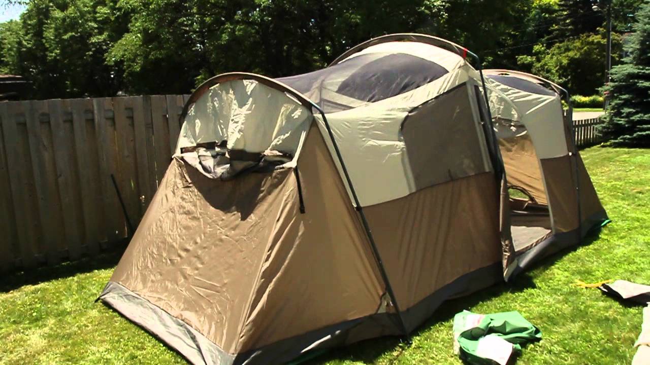 coleman 10 person tent instructions