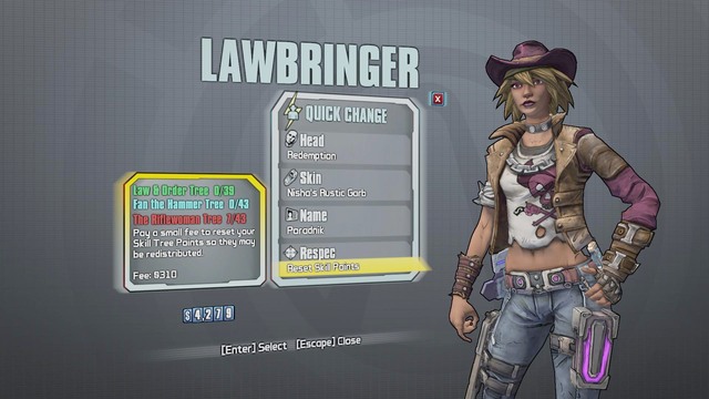 Borderlands 2 how to change name
