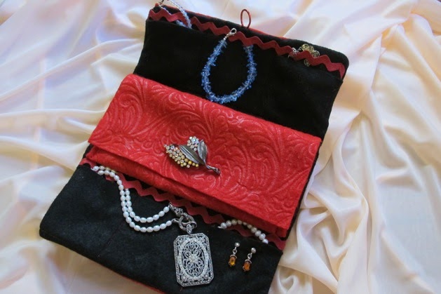 jewellery travel bag sewing instructions