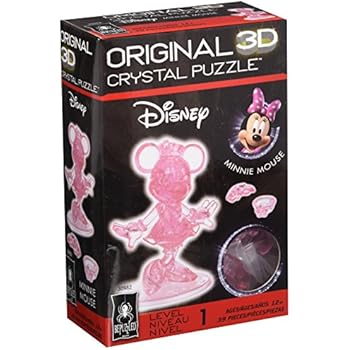 original 3d crystal puzzle disney minnie mouse instructions