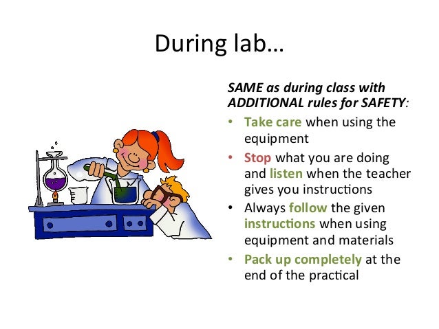 instructions for a classroom lab