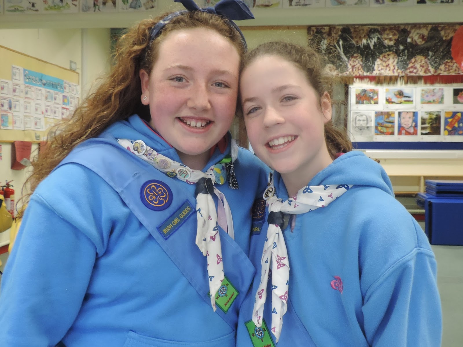 Irelands girl guide unifrorm color