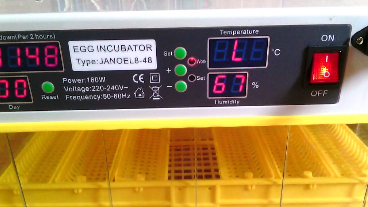 janoel 12 incubator operation instruction