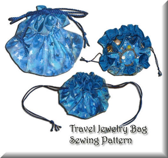 jewellery travel bag sewing instructions