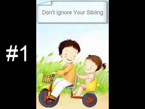 Kids how to get along with your siblings