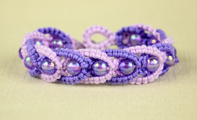 macrame bracelet patterns instructions