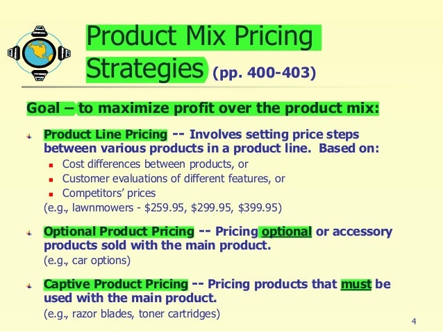 Product mix pricing strategies pdf