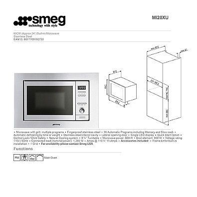 smeg microwave trim kit installation instructions