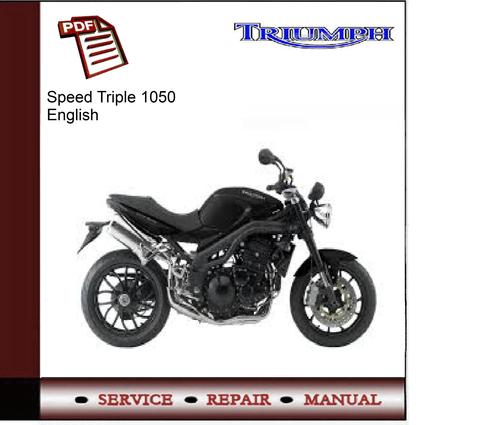 triumph speed triple service manual