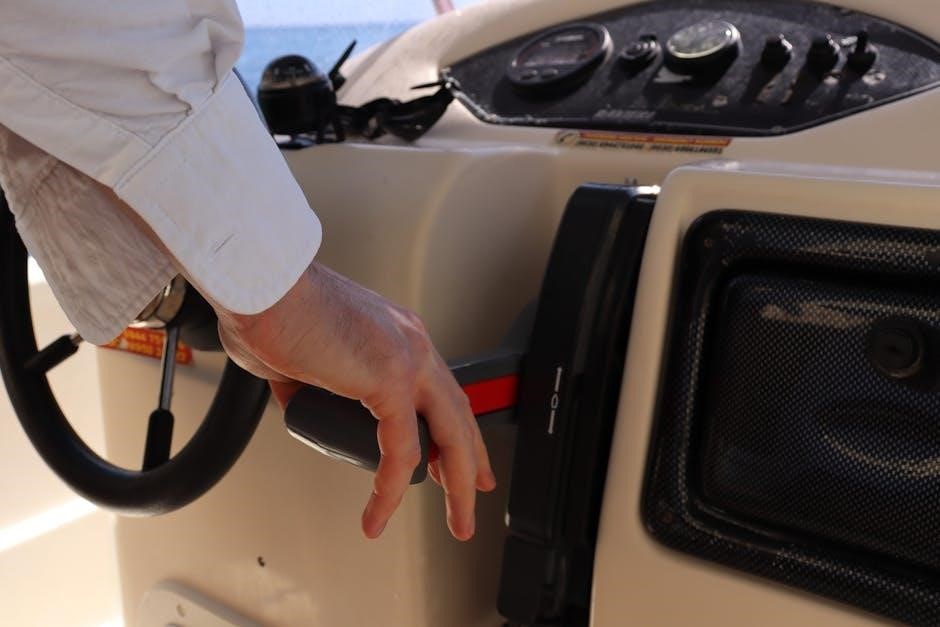 evinrude tilt trim manual release valve